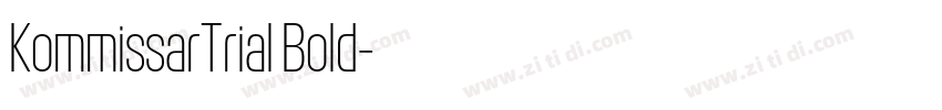 KommissarTrial Bold字体转换